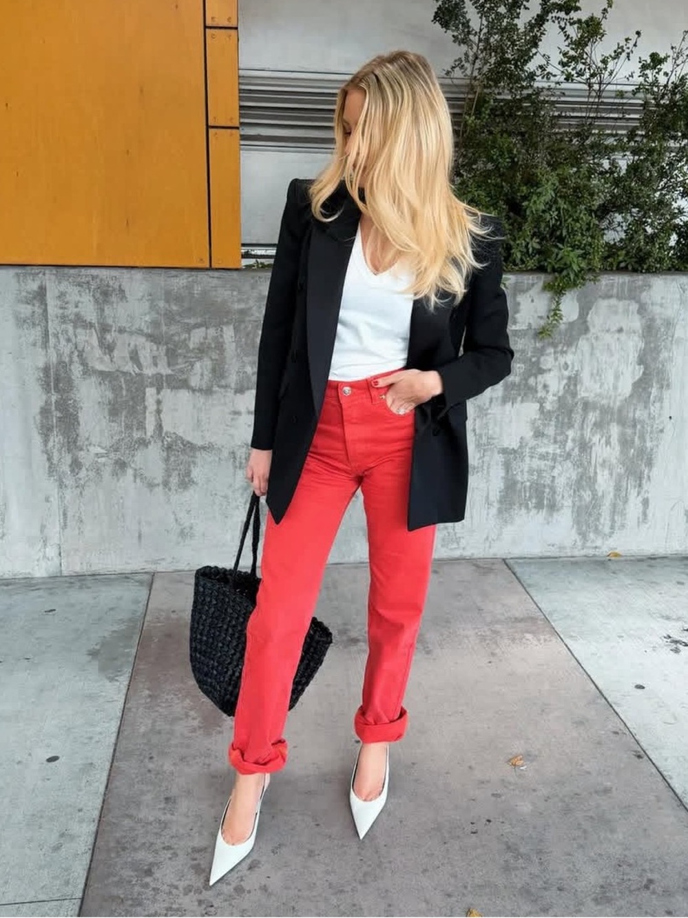 Red Vintage Levi 501’s